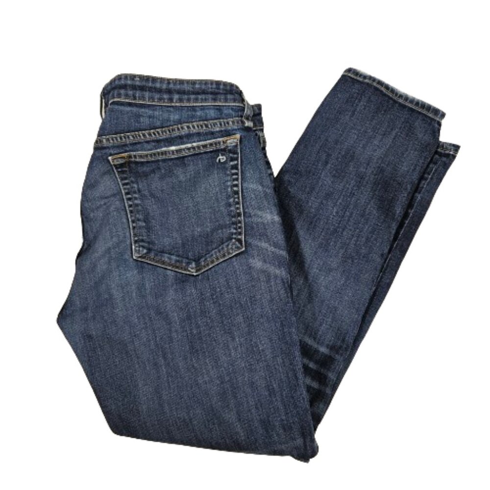 Rag & Bone Dre Low-rise Boyfriend Hayden Blue Jeans Women's Size 32